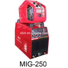 Inverter co2 MMA soldador MIG 250 máquina de soldadura de aluminio